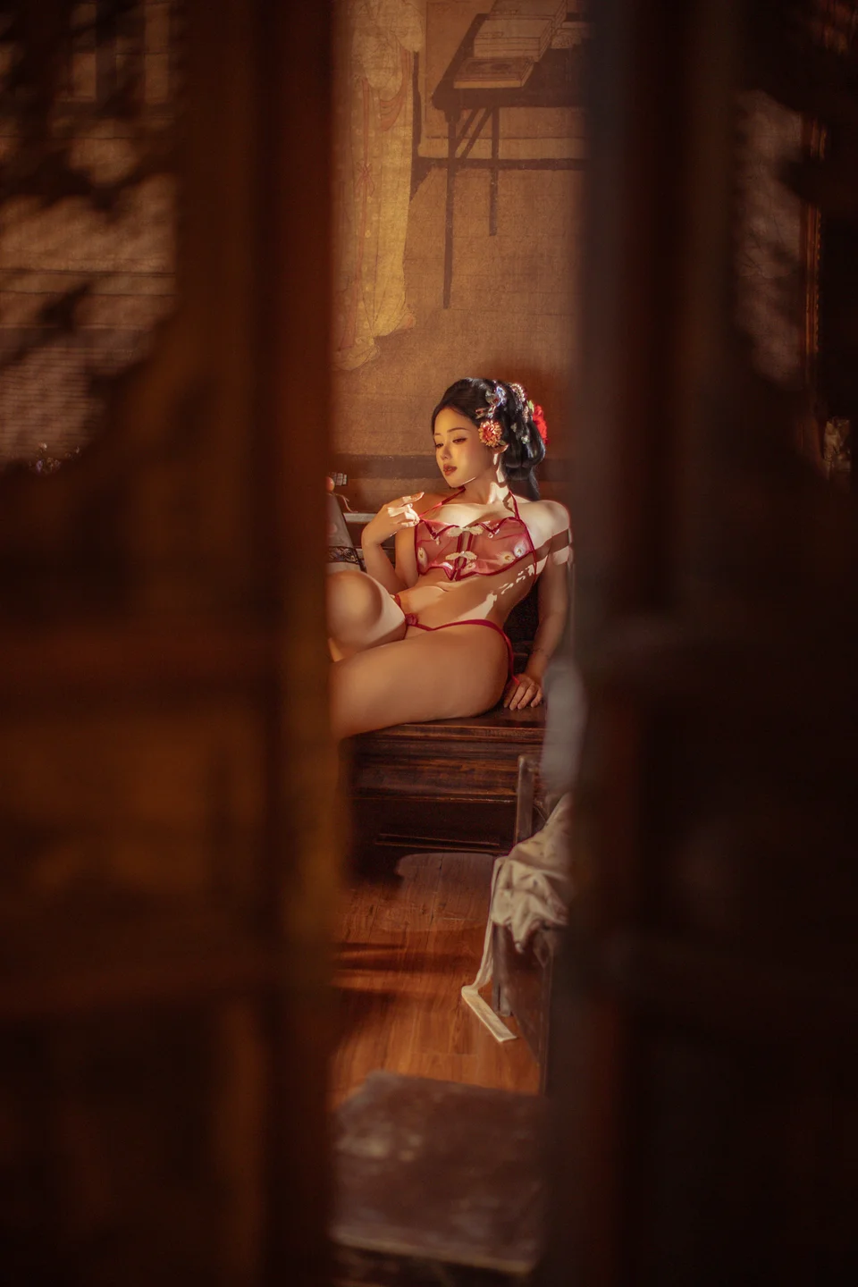 钛合金TiTi - 胭脂扣 [108P,2V-1.07GB] tg@simisebaisi 【丝足阁】052.webp